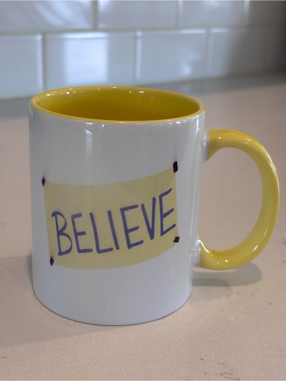 Ted lasso “Believe” Coffee Mug